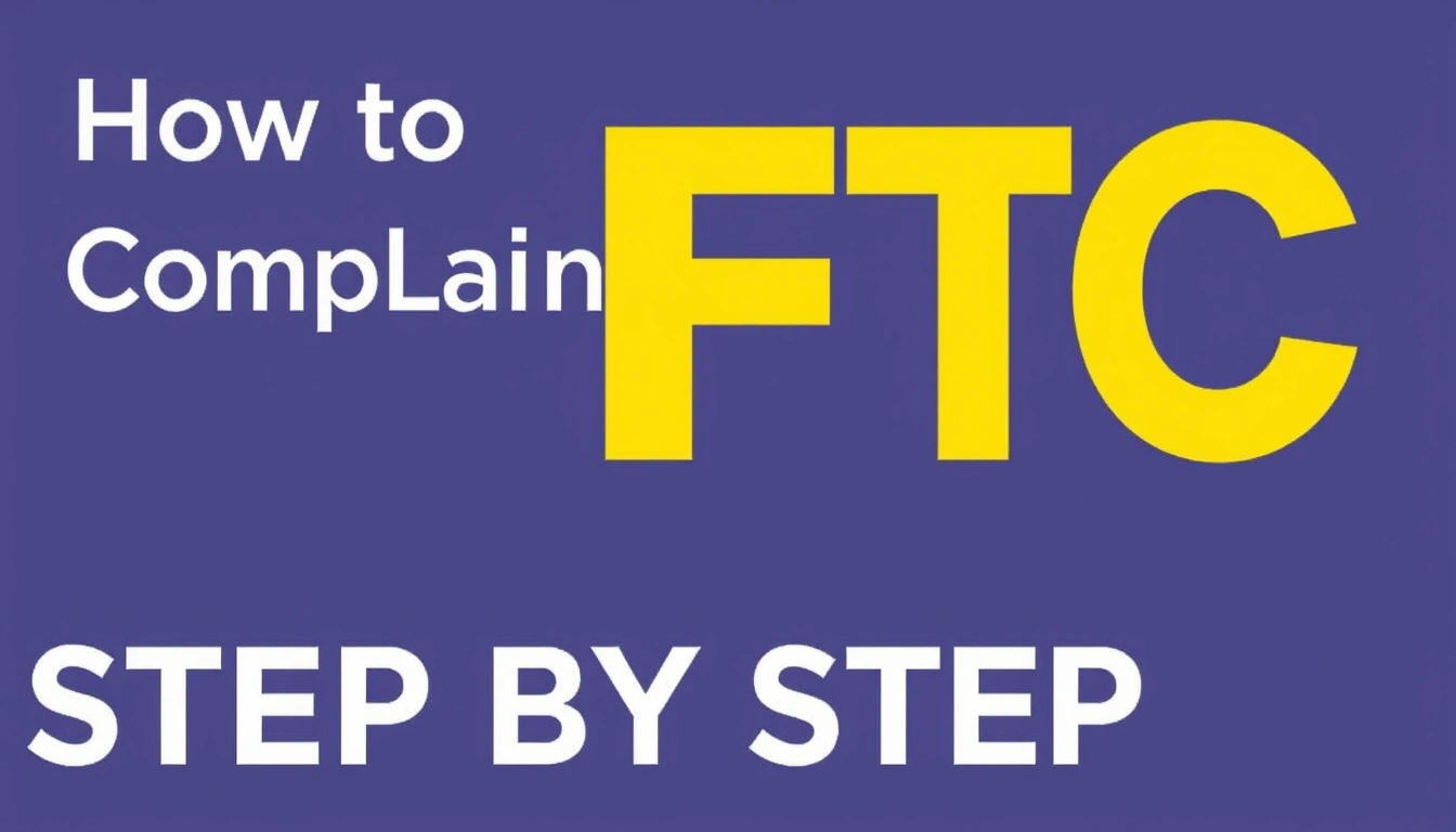 How to File a Complaint with the FTC Step by Step