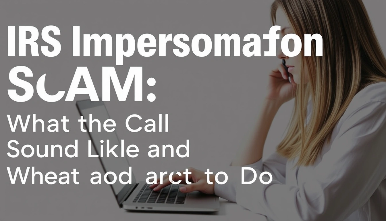IRS Impersonation Scam: What the Calls Sound Like and What to Do