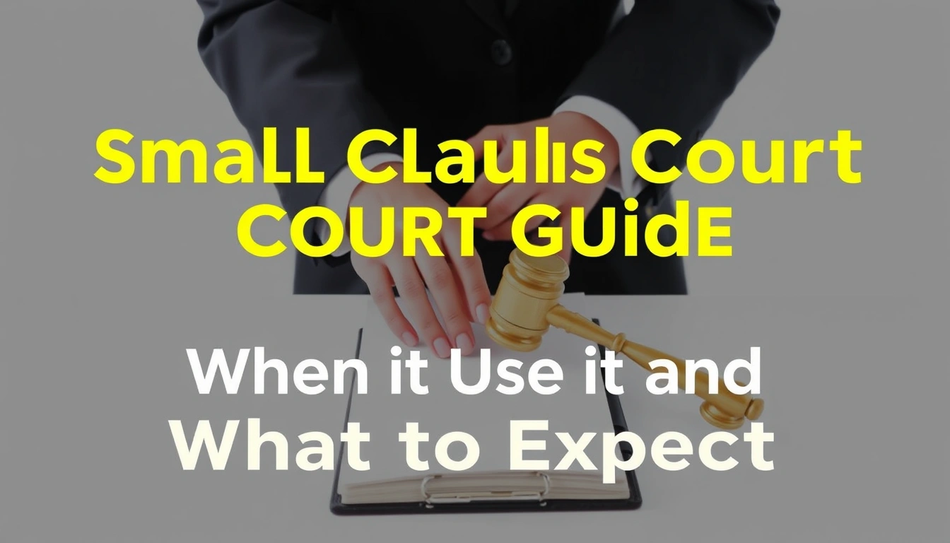 Small Claims Court Guide: When to Use It and What to Expect