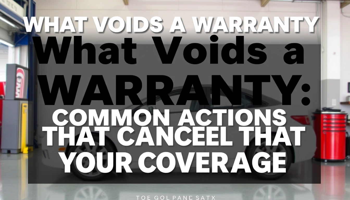 What Voids a Warranty: Common Actions That Cancel Your Coverage